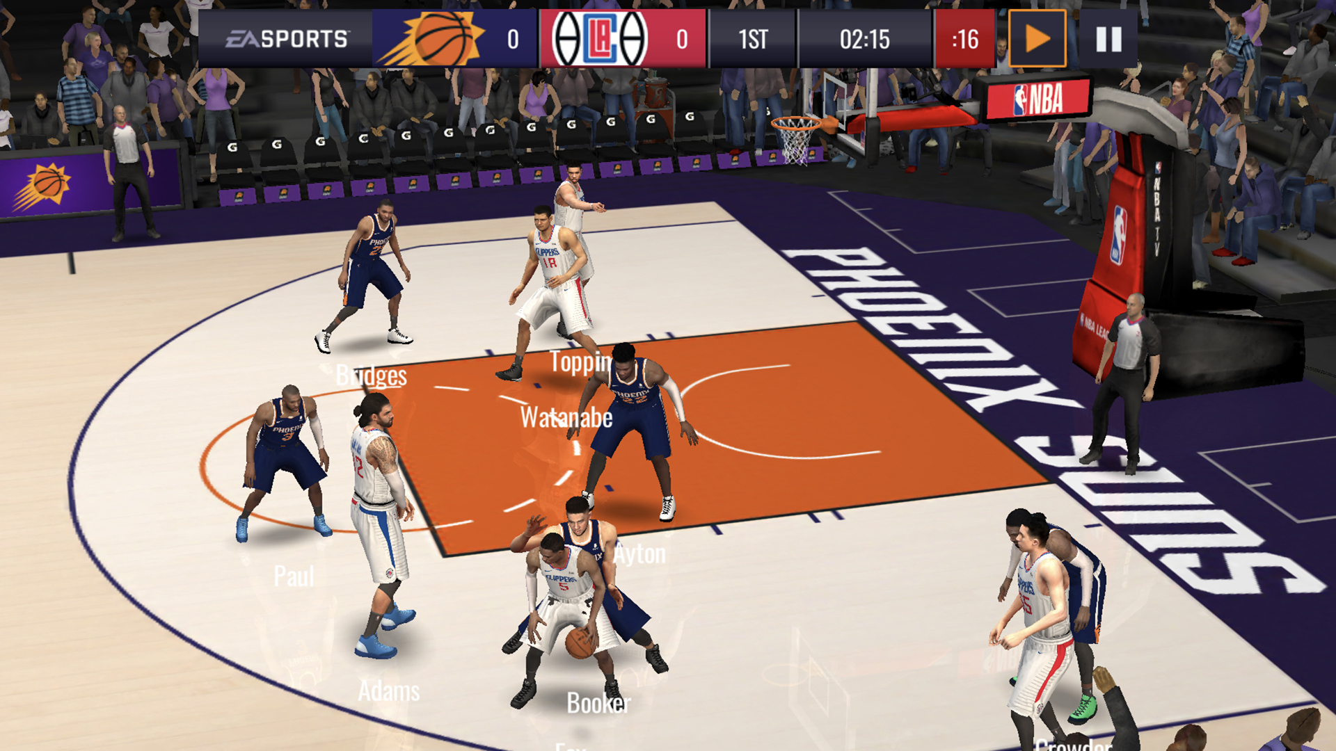 Android application NBA LIVE Mobile Basketball screenshort