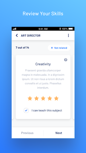 SkillDNA Screen 3