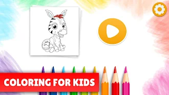 Game screenshot Kids coloring pages for kids mod apk