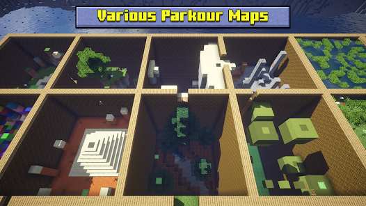 Parkour maps - spiral & rooms  screenshots 1