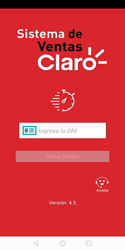 Android application Venta Corporativa Claro screenshort