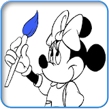 How to color Minnie Mouse Mickey game icon