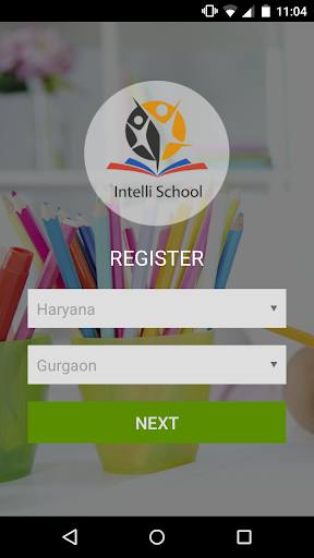 Android application Intelli School screenshort