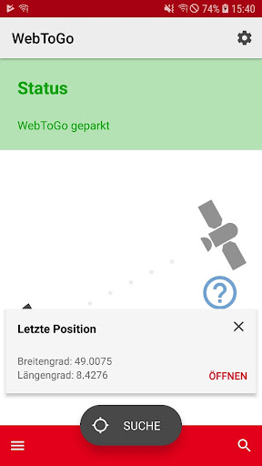 Android application WebToGo screenshort