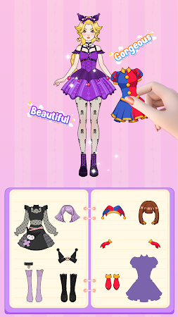 Game screenshot Paper Doll Diary: Dress Up DIY apk download