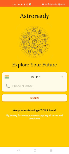 Android application AstroReady screenshort