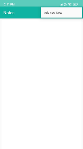 Android application Notes screenshort