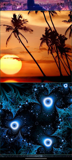 Android application winter background images screenshort