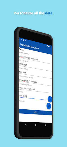 Lease & Rental Agreement Maker Screen 2