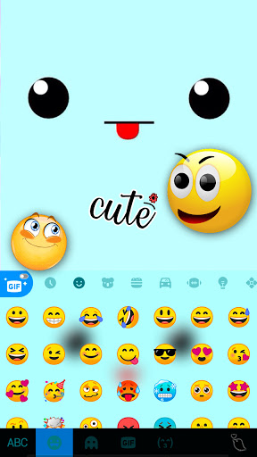 Cute Face Tongue Theme Screen 3