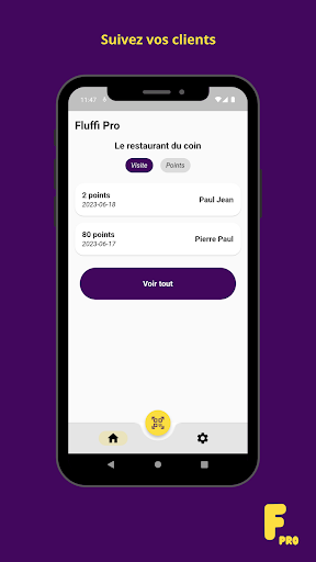 Android application Fluffi Pro screenshort