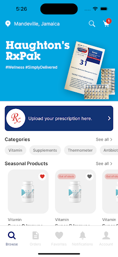 Android application RxPak screenshort