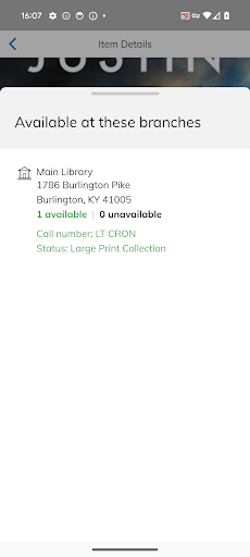 BCPL Mobile App Screen 3