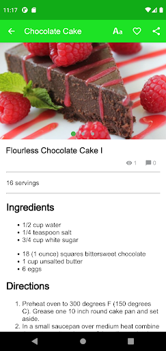 Easy Chocolate Cake Recipe Screen 3