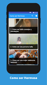 Captura 1 Como ser Hermosa android