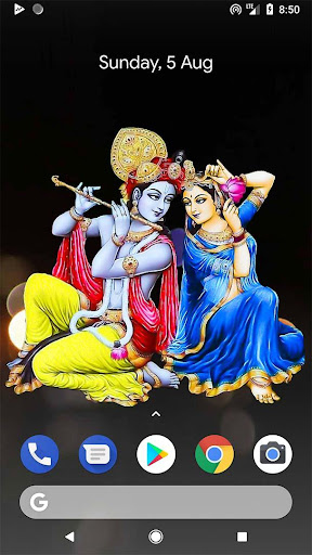 4D Radha Krishna Wallpaper Screen 3