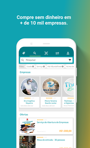 Android application X por Y Permutas Multilaterais screenshort