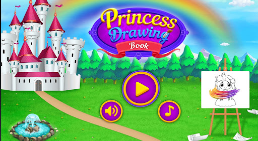 Android application Princess Coloring Book screenshort