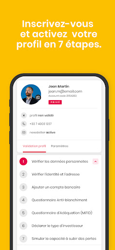 Aperçu de l'application