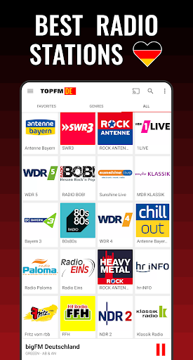Android application Radio Germany online screenshort