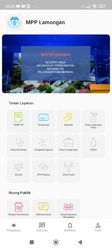 Android application MPP Lamongan screenshort