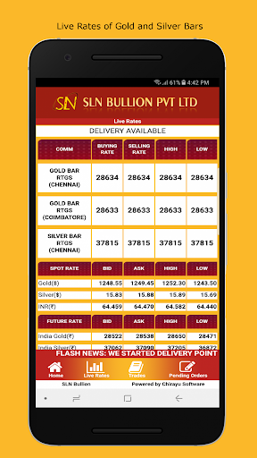 Android application SLN Spot - Chennai & Coimbator screenshort
