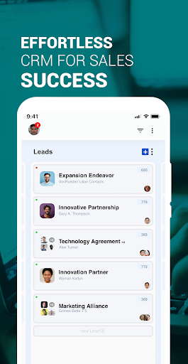 Android application eGrow.com - Pocket CRM screenshort