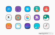 Flat Squircle - Icon Packのおすすめ画像4