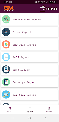GM Shop-Recharge App Screen 3