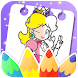 Princess Peach coloring - Androidアプリ