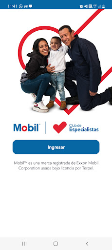 Android application Club Especialistas screenshort