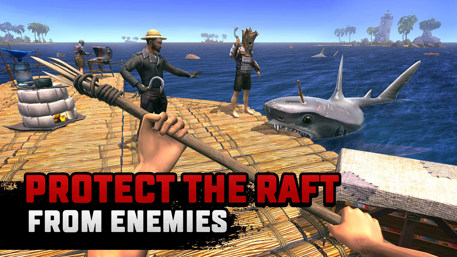 Raft Survival: Multiplayer v11.1.1 MOD APK (All Unlocked)