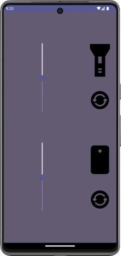 Android application Flashlight - Front and Back screenshort