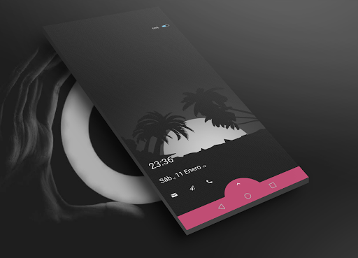 DARK Elegant TS7E UI for Klwp Screen 2