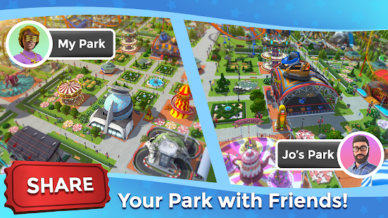 RollerCoaster Tycoon Touch - بناء منتزه الخاص بك