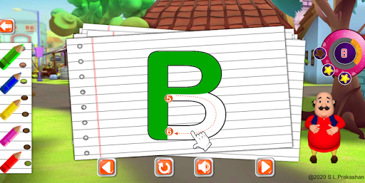 Motu Patlu ABC Learning Screen 3