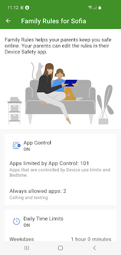 Android application Ziply Device Safety screenshort
