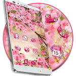 Cover Image of Descargar Pink Summer Flower Theme 1.1.10 APK