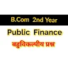 Bcom 2nd year public finance MCQ app apk icon