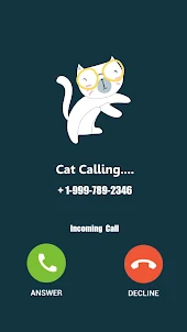 Funny fake calling simon cat