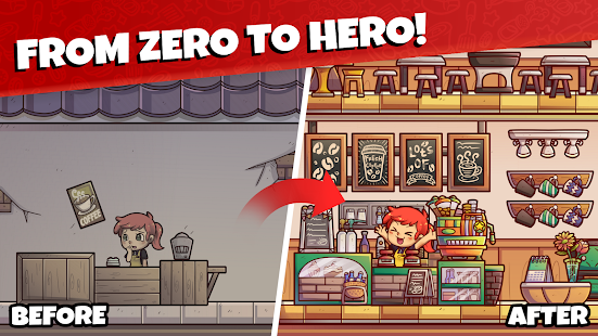 Own Coffee Shop: Idle Tap Game Screenshot