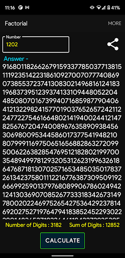 Factorial Calculator