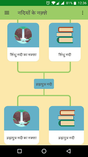 Android application India River Map screenshort