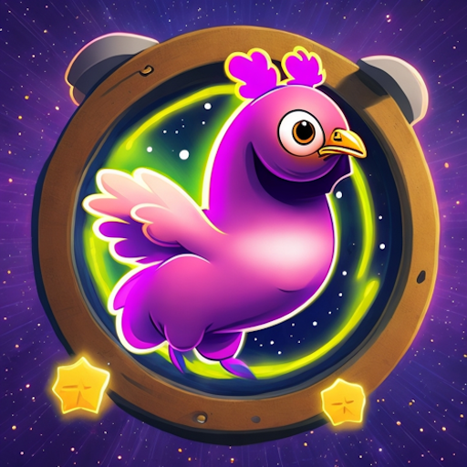 Space Chicken DeLuxe logo
