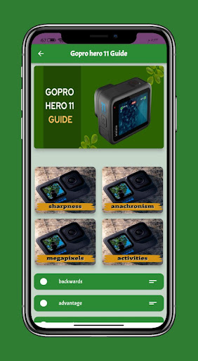 Android application Gopro hero 11 Guide screenshort