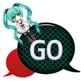 GO SMS - Precious Turquoise icon