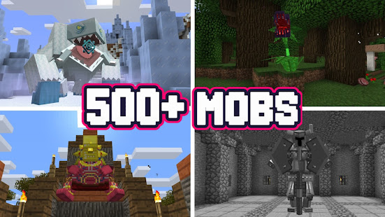 500 Mobs for Minecraft PE 1.0.2 APK screenshots 1