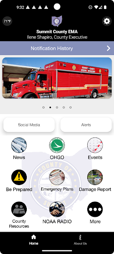 Android application Summit County EMA OH screenshort