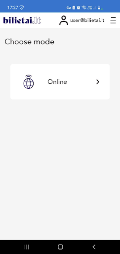 Bilietai Scan Screen 2
