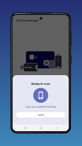 SafeNet FIDO Key Manager Screen 2